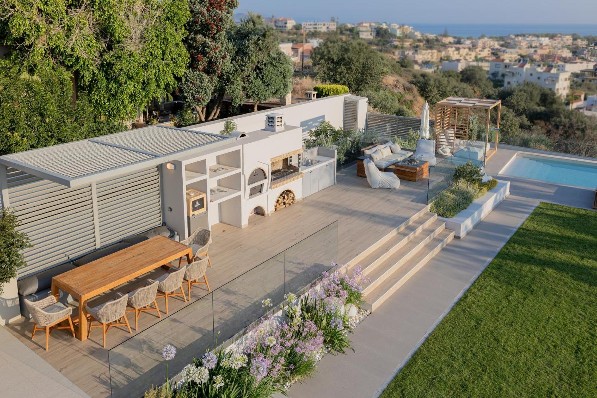 Centro Golden View Villa Hriszí Aktí Haniá Kültér fotó