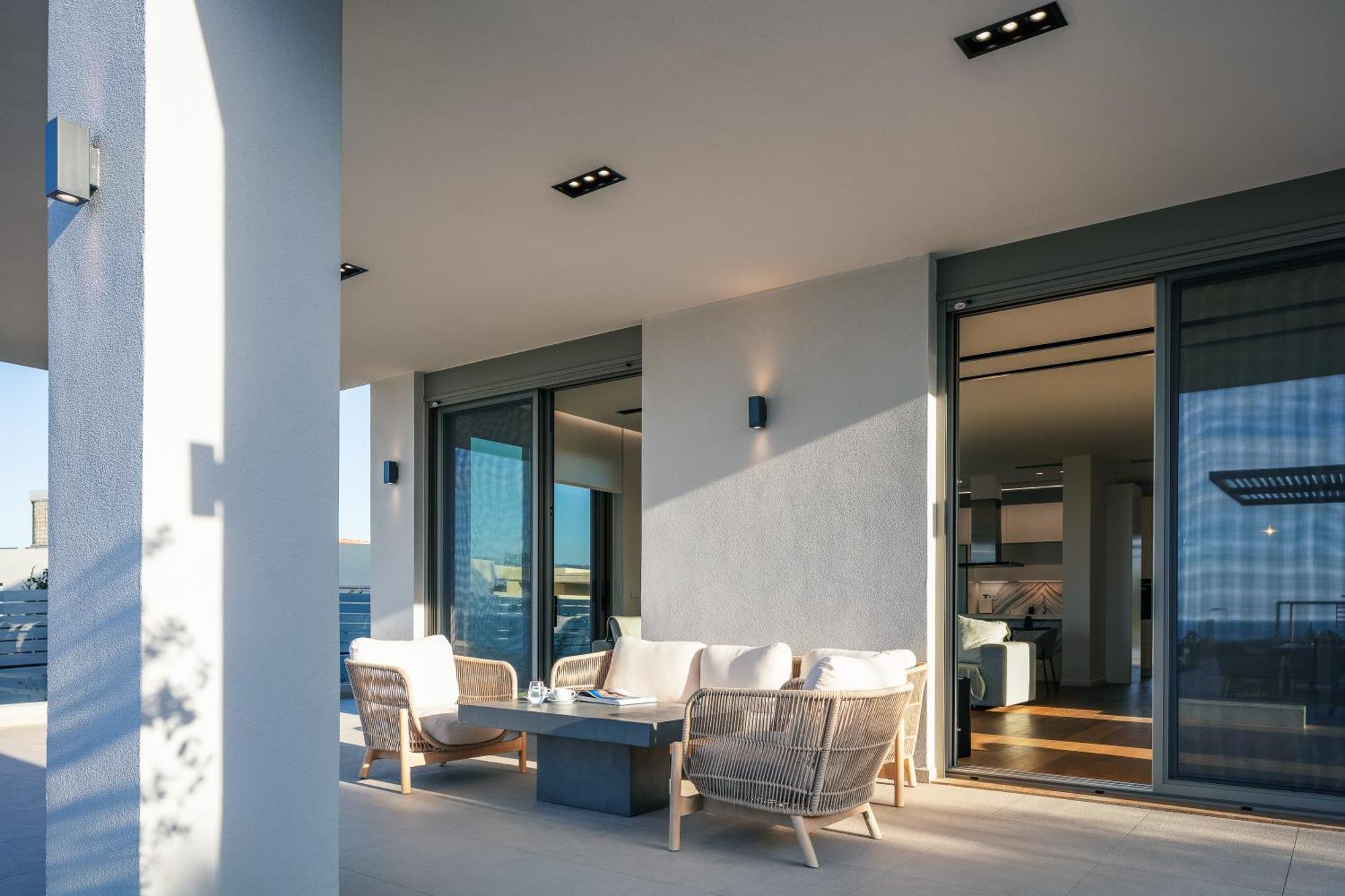 Centro Golden View Villa Hriszí Aktí Haniá Kültér fotó
