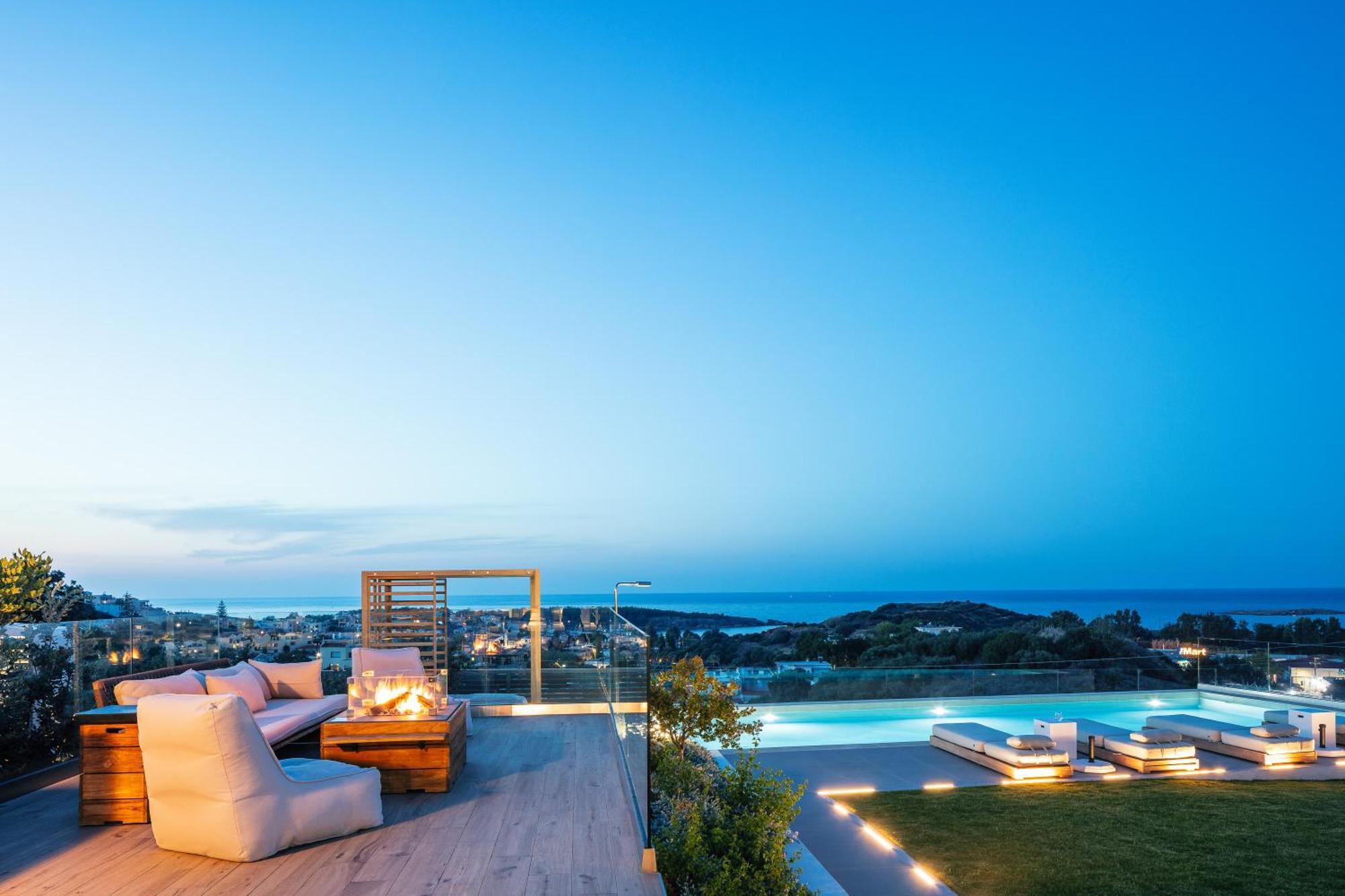 Centro Golden View Villa Hriszí Aktí Haniá Kültér fotó