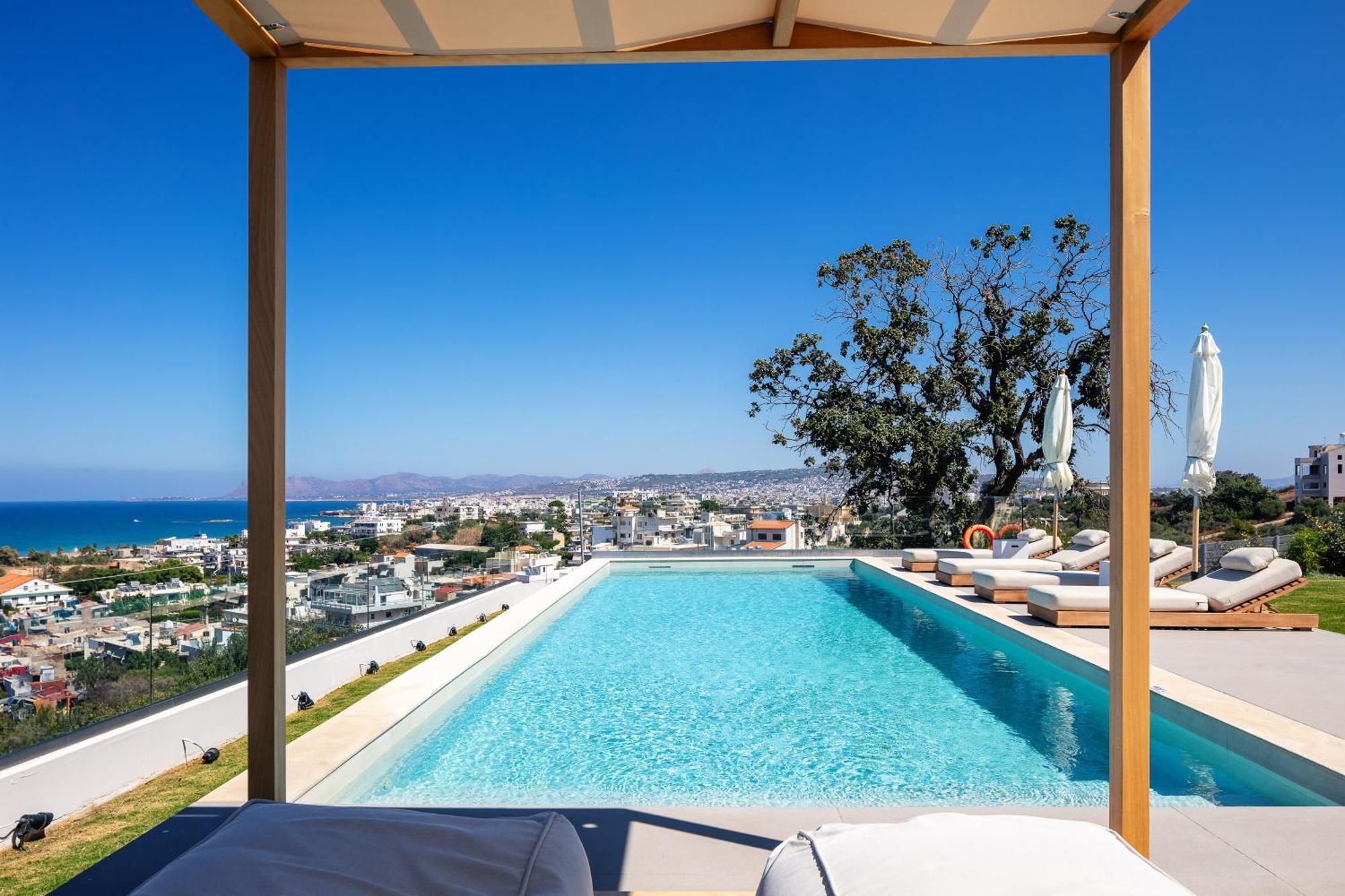 Centro Golden View Villa Hriszí Aktí Haniá Kültér fotó