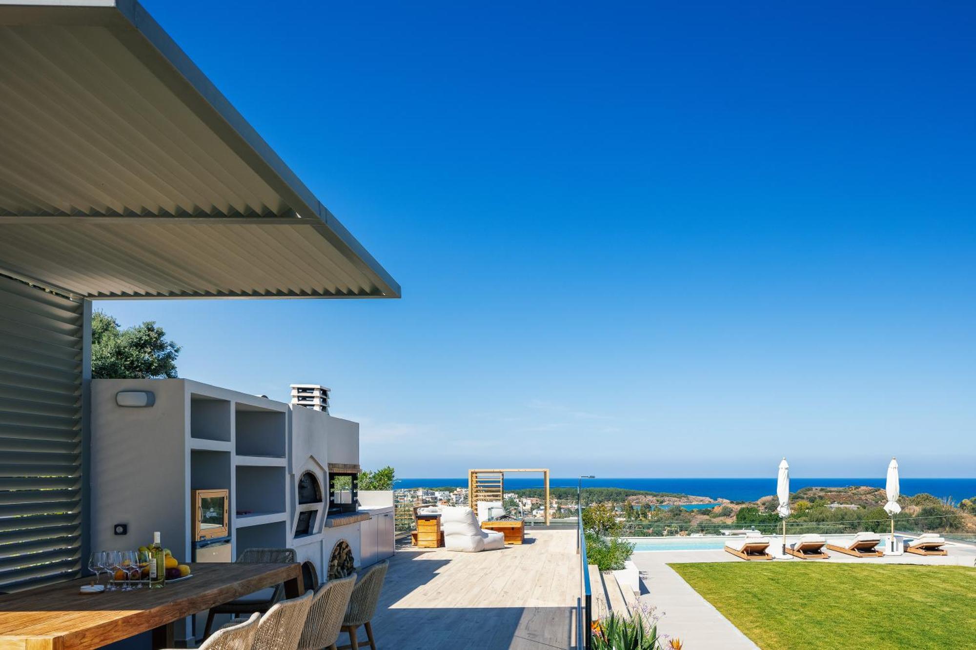Centro Golden View Villa Hriszí Aktí Haniá Kültér fotó