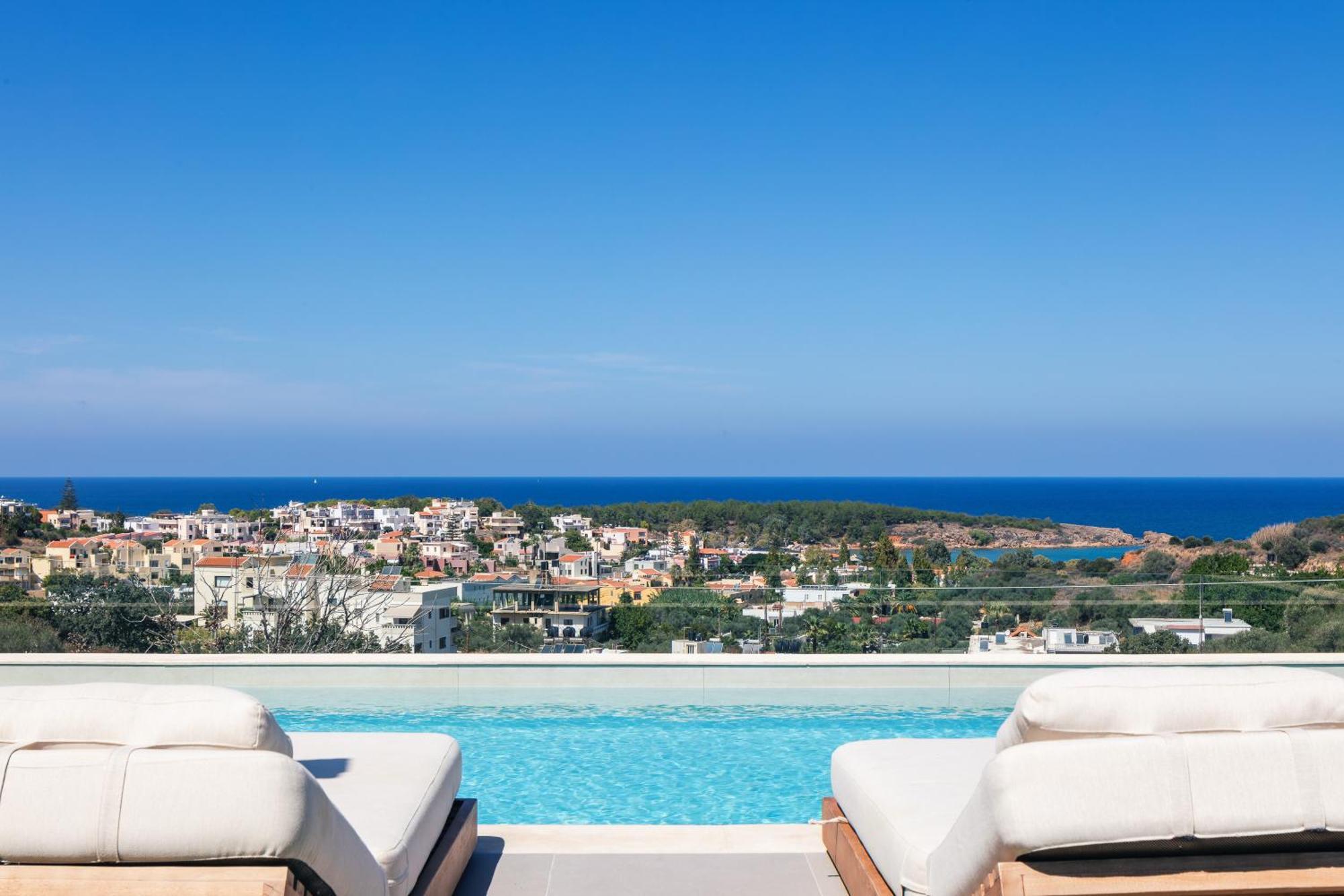 Centro Golden View Villa Hriszí Aktí Haniá Kültér fotó