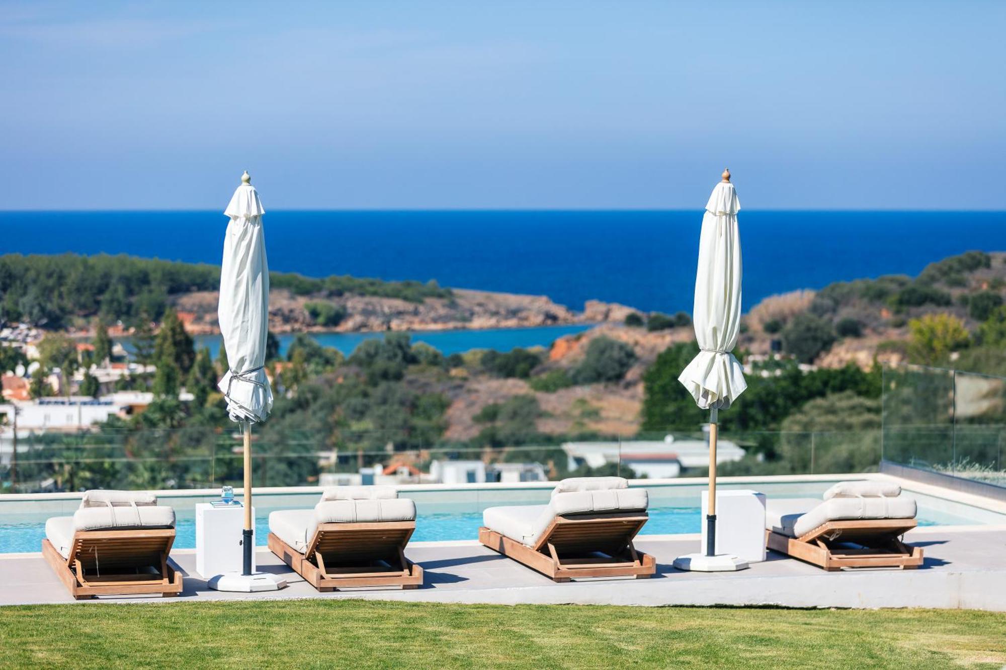Centro Golden View Villa Hriszí Aktí Haniá Kültér fotó