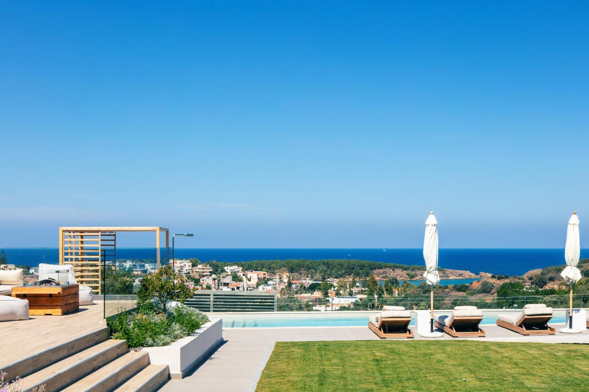 Centro Golden View Villa Hriszí Aktí Haniá Kültér fotó